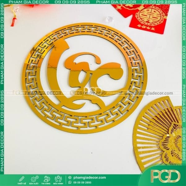 Bảng báo giá chữ trang trí tết cổ truyền tại Phạm Gia Decor