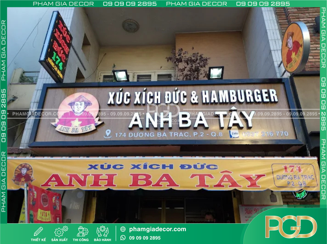 làm bảng hiệu ở quận 8