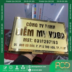 bảng tên inox ăn mòn