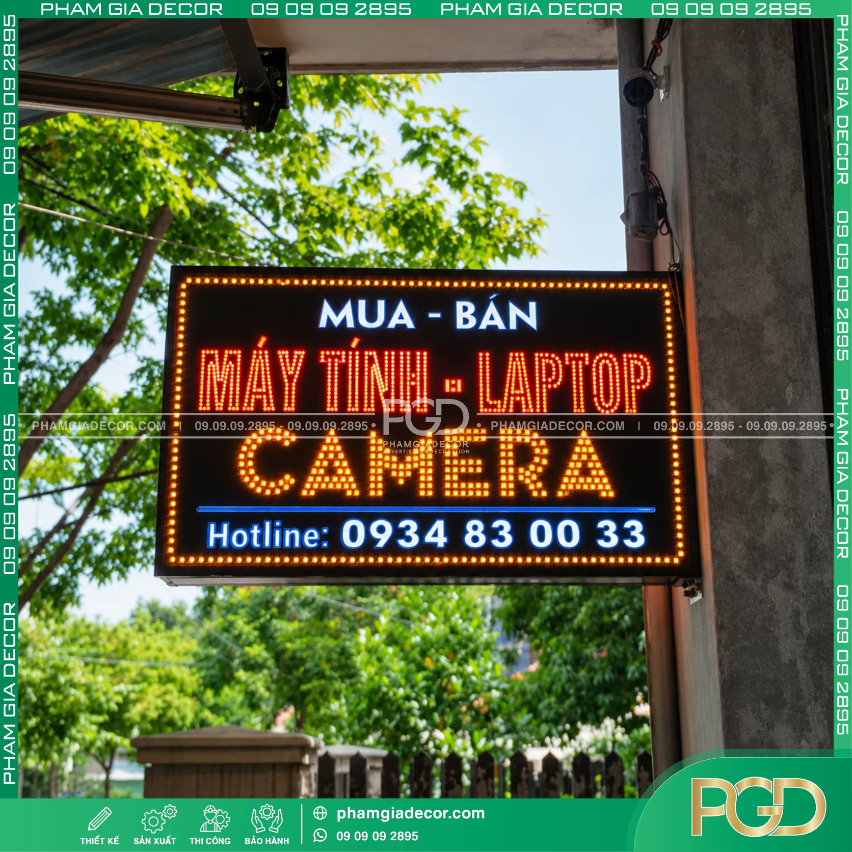Bảng LED ruồi quảng cáo – thu hút khách hàng ban đêm 9 Bảng LED ruồi quảng cáo