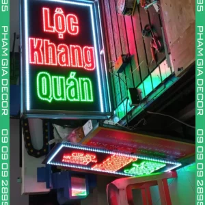 Bảng hiệu led ruồi 8 Bang hieu led ruoi 1