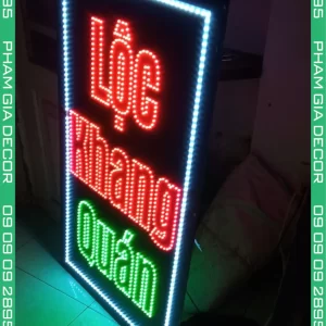 Bảng hiệu led ruồi 6 Bang hieu led ruoi 3