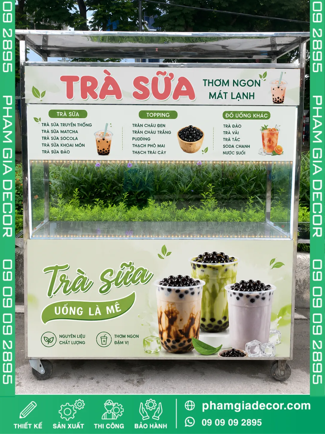 Bảng hiệu xe trà sữa giá rẻ 4 Bảng hiệu xe trà sữa giá rẻ - Ảnh 3
