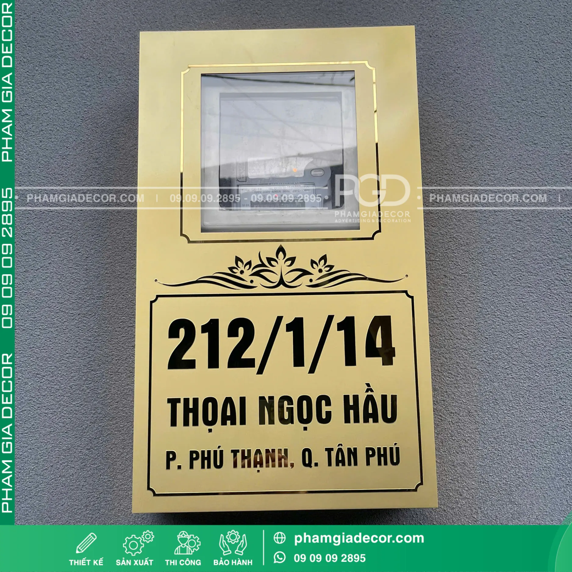 Làm bảng số nhà theo yêu cầu 11 Làm bảng số nhà theo yêu cầu