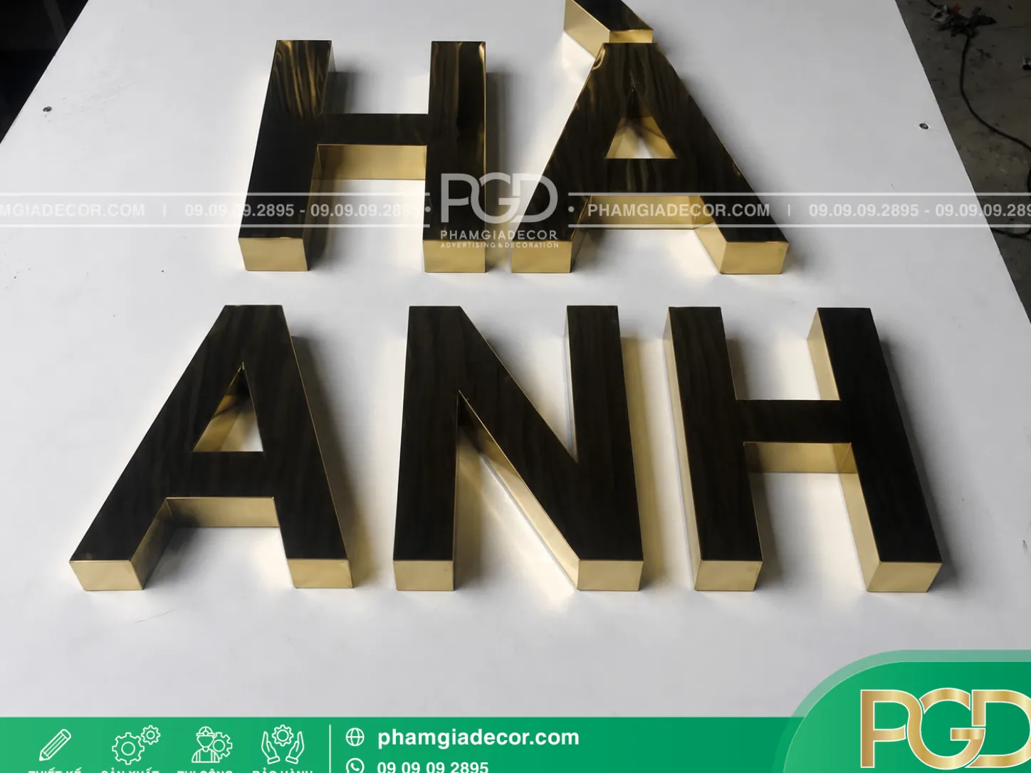 Gia công chữ nổi inox 7 Gia công chữ nổi inox - Ảnh 5