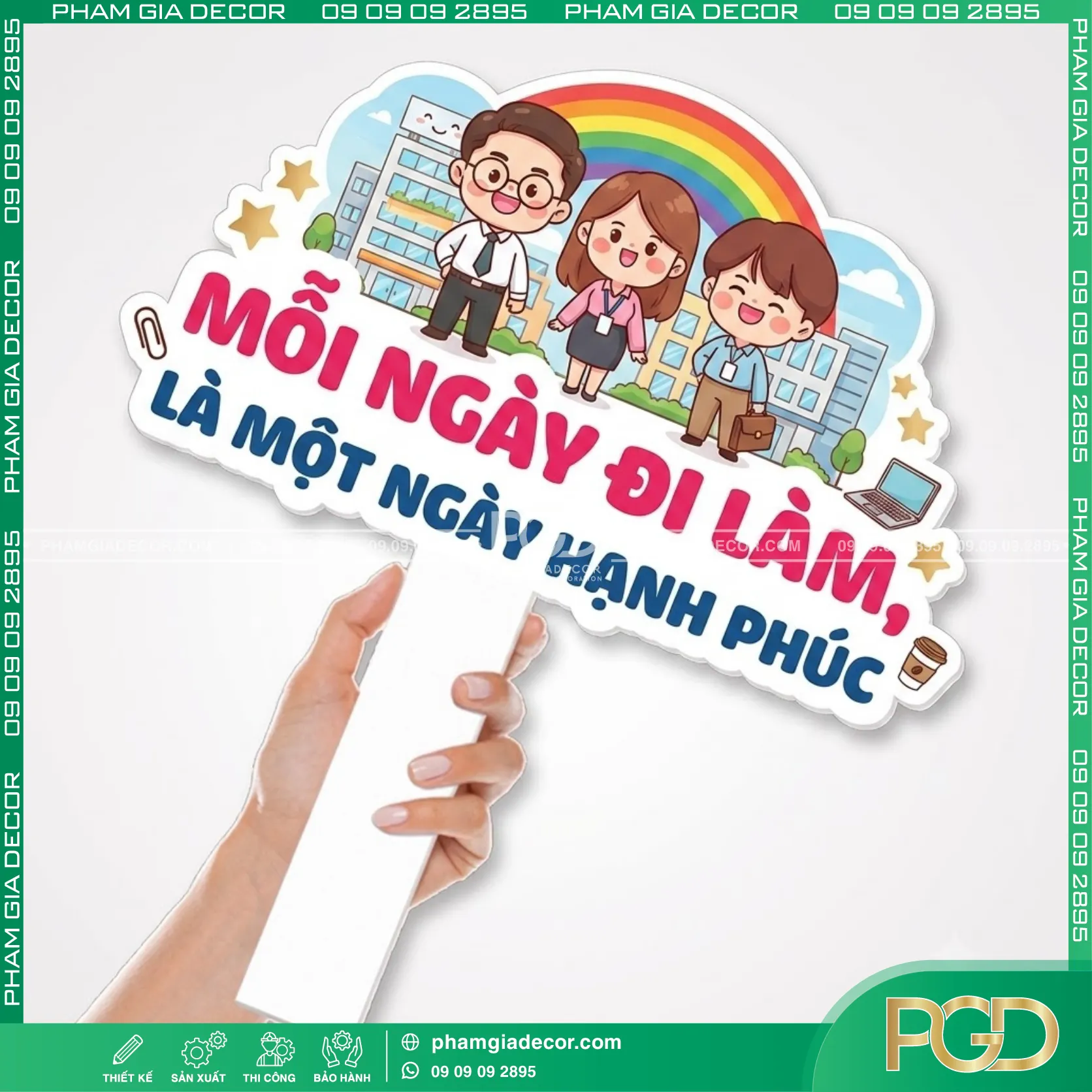 Gia công hashtag cầm tay theo yêu cầu