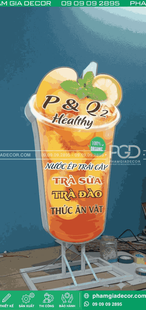 Hộp đè ly trà đào 5 Hộp đè ly trà đào - Ảnh 3