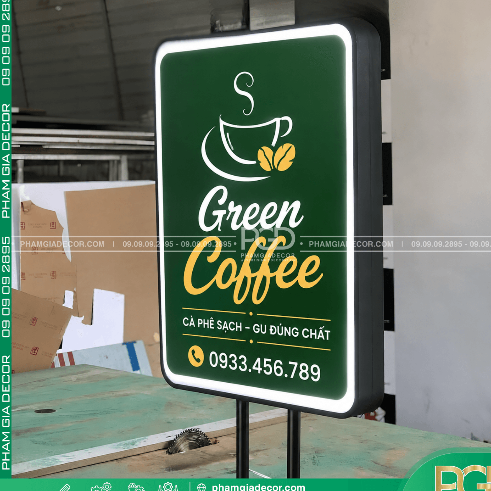 Hộp đèn hút nổi chữ nhật 4 Hộp đèn hút nổi chữ nhật - Ảnh 2