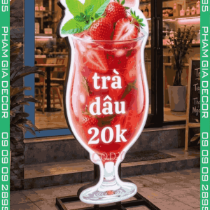 Hộp đèn ly trà dâu 7 Hop den ly tra dau 1