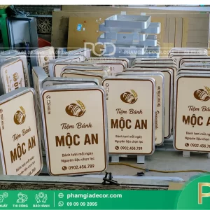 Hộp đèn hút nổi chữ nhật 11 Hop den mica