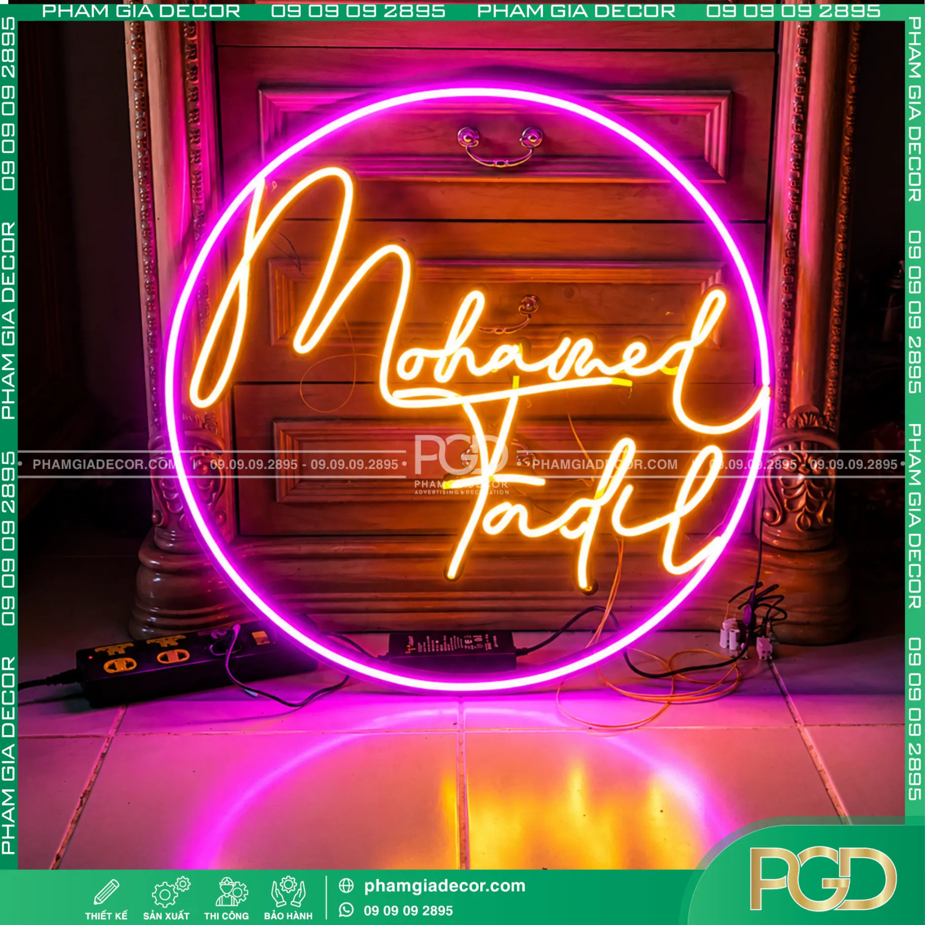 Bảng Hiệu Led Neon Sign 3 Bảng Hiệu Led Neon Sign - Ảnh 2