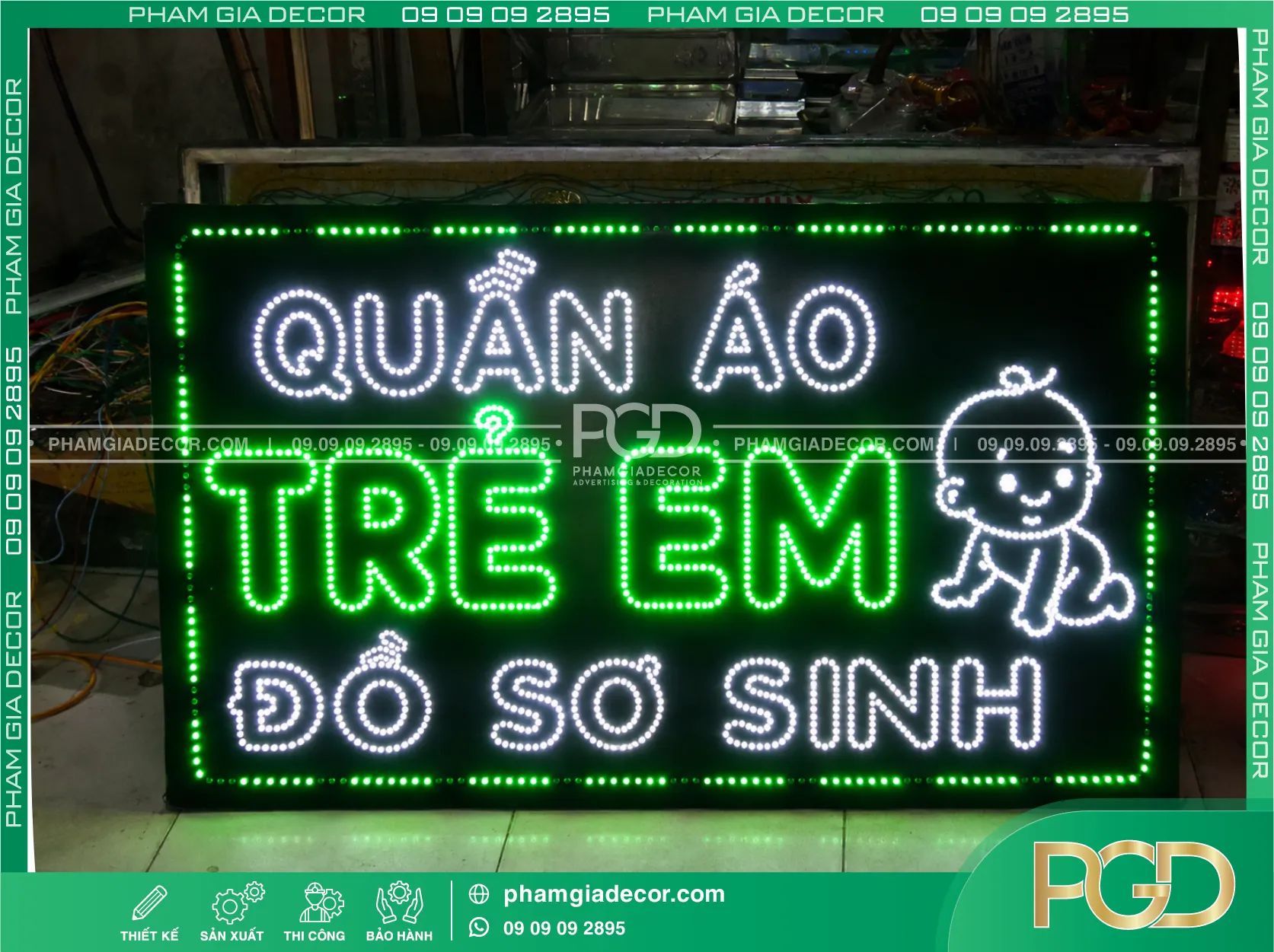 Bảng hiệu vẫy led ruồi