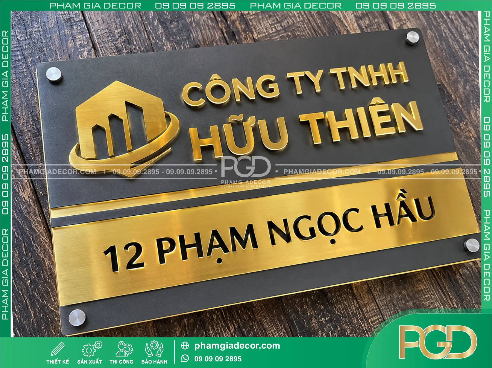 Làm bảng số nhà theo yêu cầu 16 Làm bảng số nhà theo yêu cầu