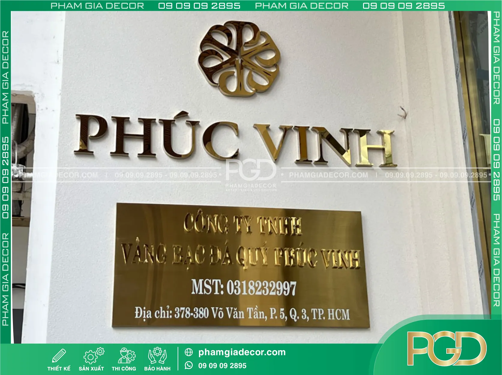 Gia công chữ nổi inox giá rẻ 10 Gia công chữ nổi inox giá rẻ