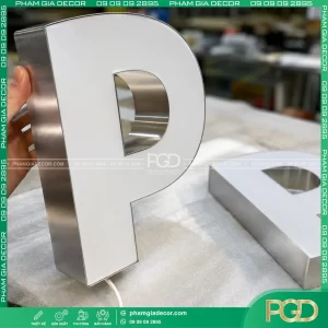 Gia công chữ nổi inox giá rẻ
