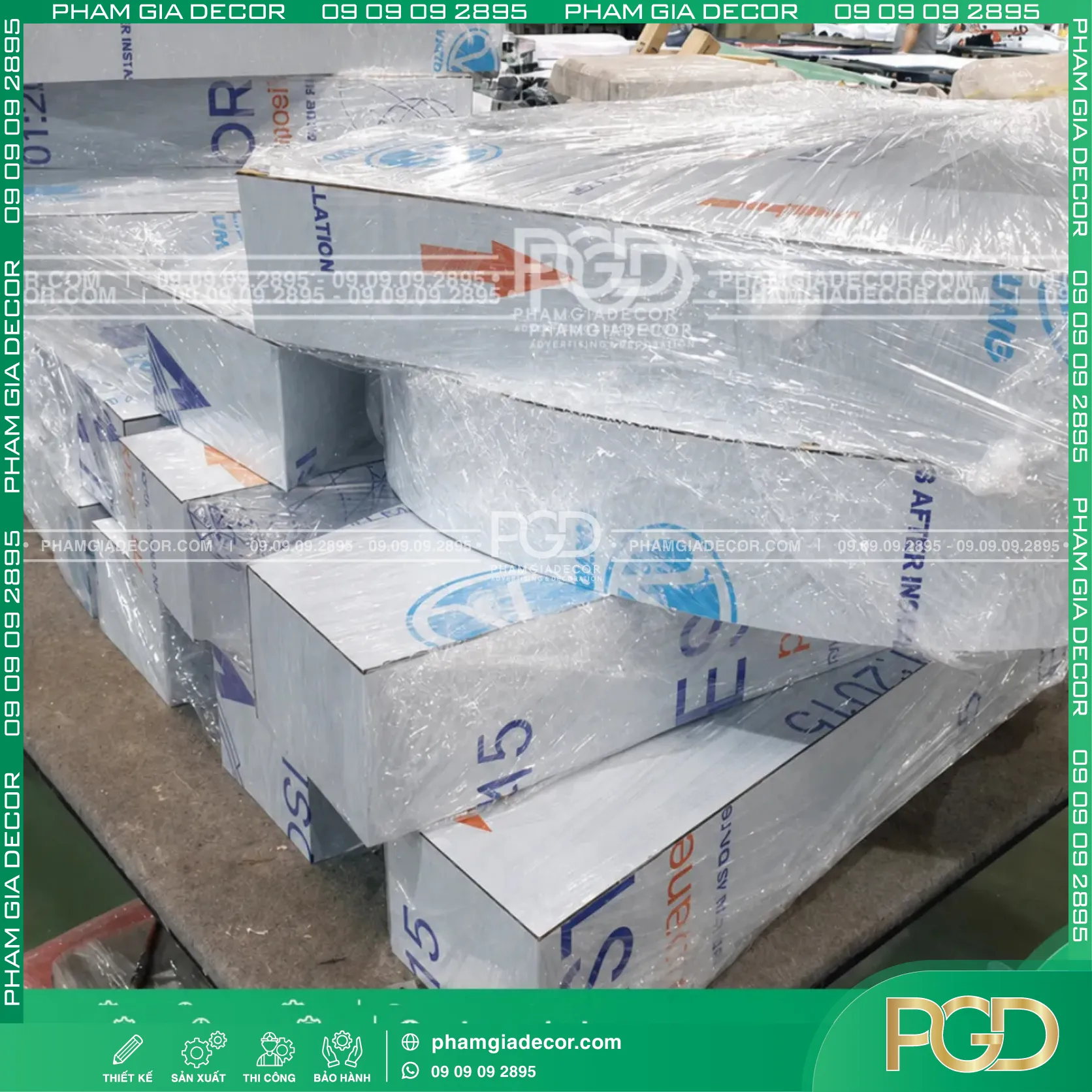 Gia công chữ nổi alu 7 Gia công chữ nổi alu - Ảnh 5