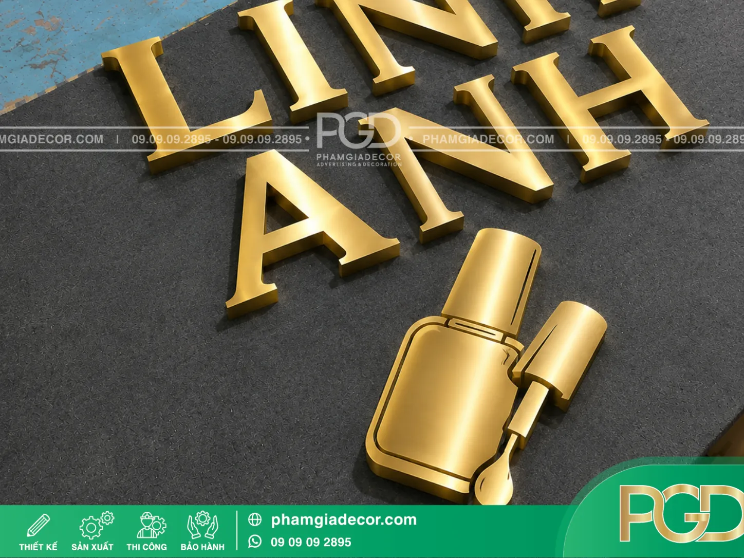 Gia công chữ nổi inox 3 Gia công chữ nổi inox