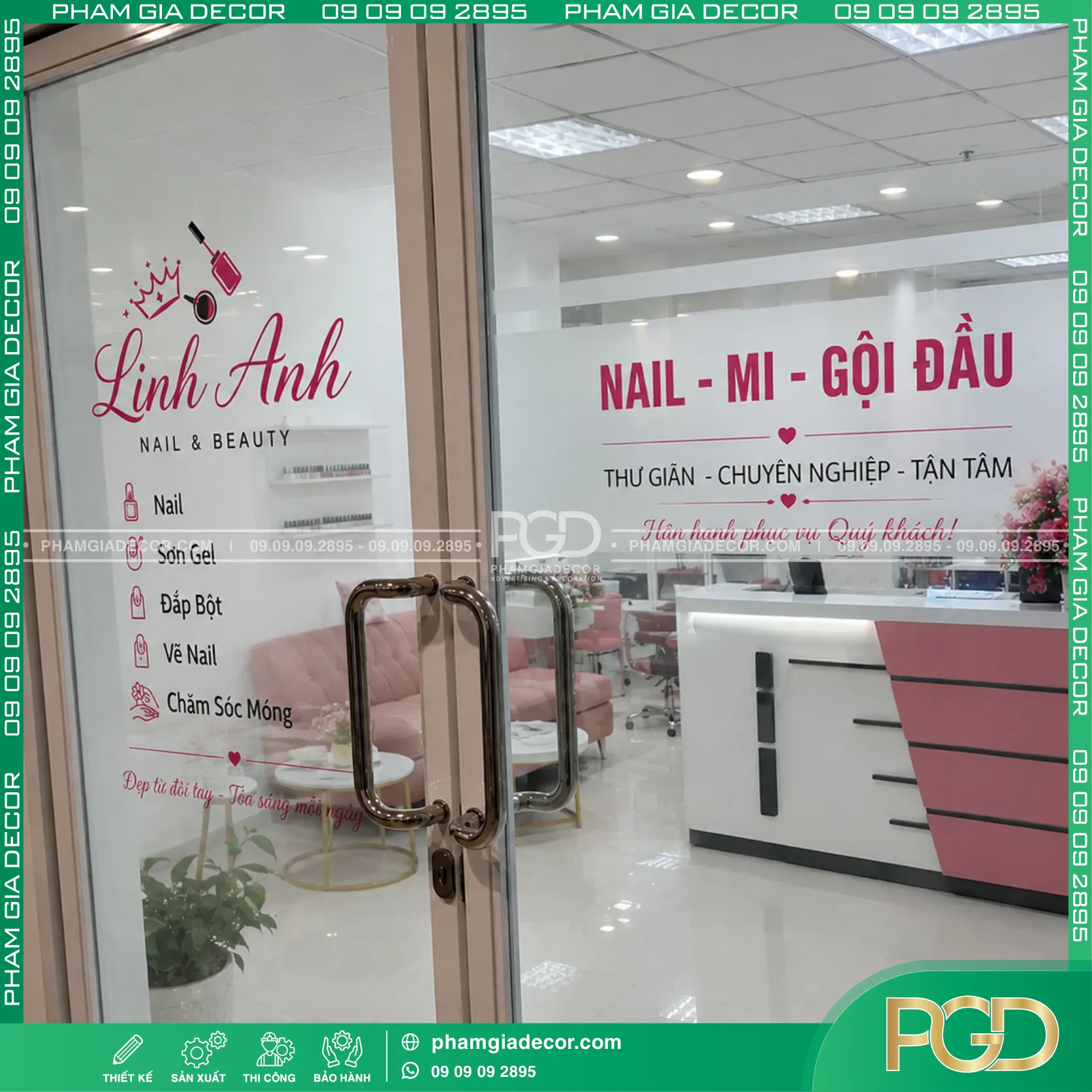 In decal trong dán kính 16 In decal trong dán kính