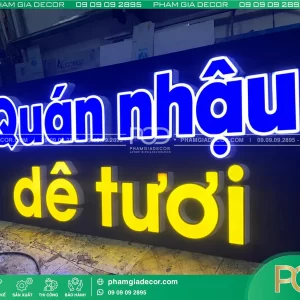 Gia công chữ nổi formex