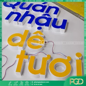 Gia công chữ nổi formex 9 gia cong chu noi formex 1