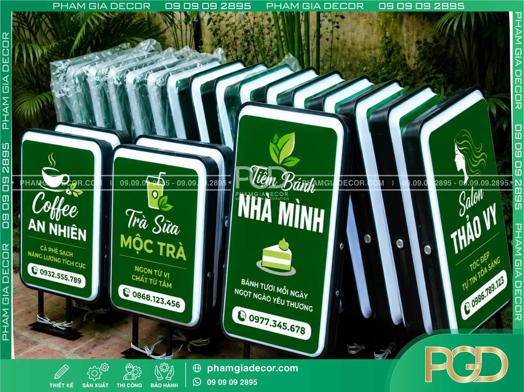 Làm bảng hiệu mica 