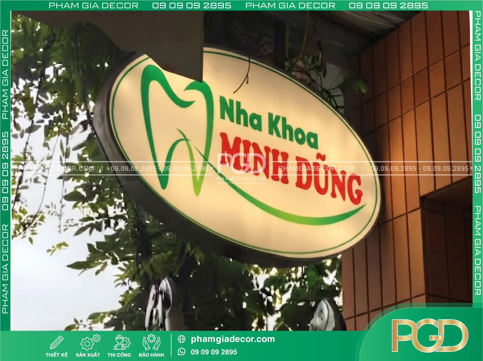 Hộp đèn hút nổi oval