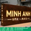 Hộp đèn gỉ sét