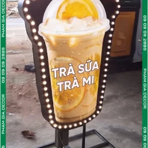Hộp đèn ly trà sữa 7 hop den tra sua 4