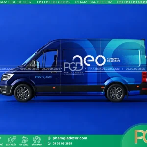 In decal dán xe tải giá rẻ