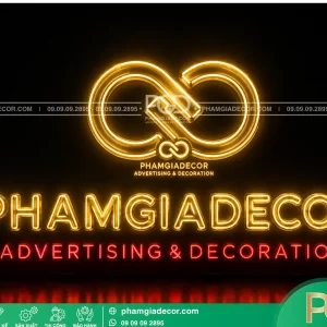 Bảng hiệu led neon logo