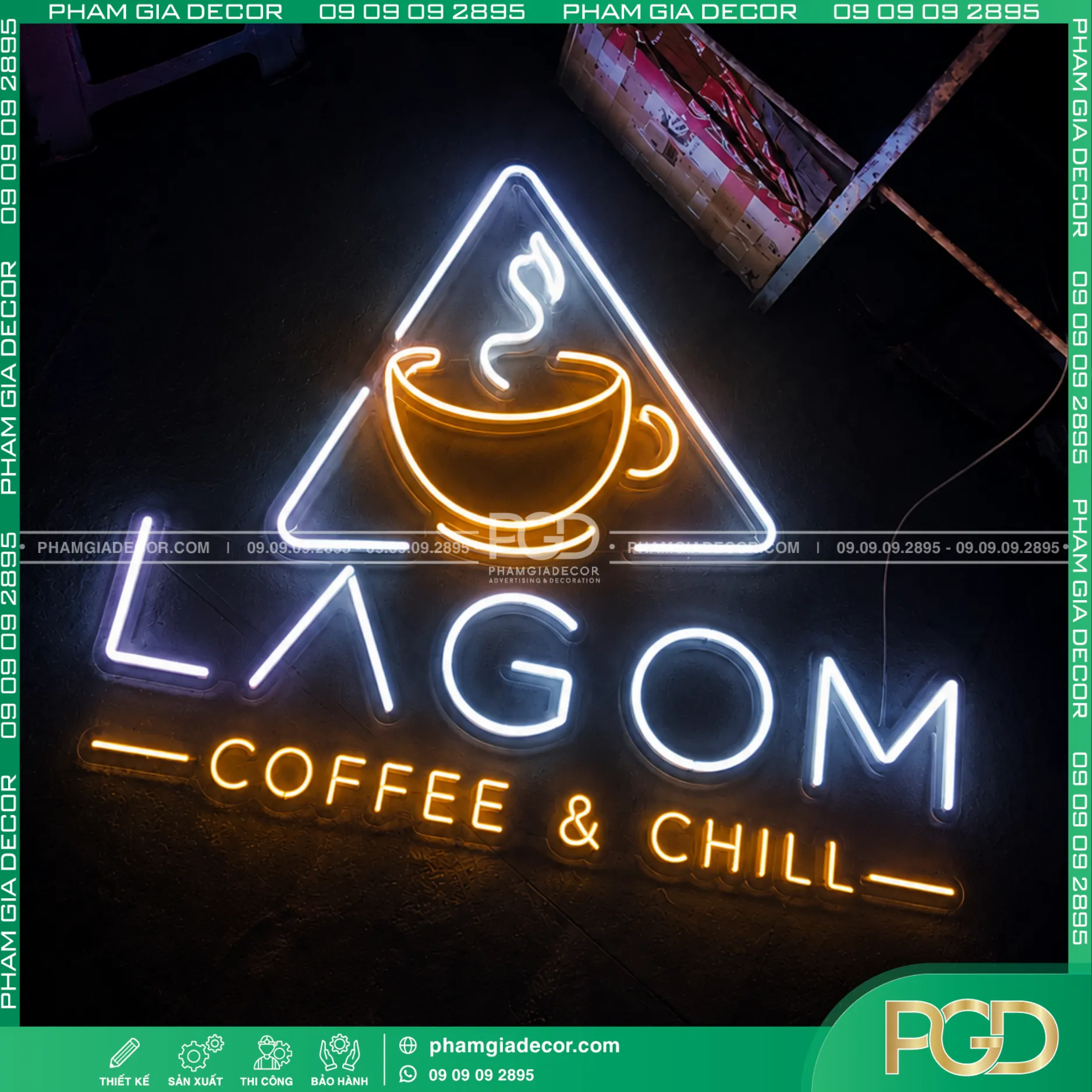 Bảng hiệu led neon logo 6 Bảng hiệu led neon logo - Ảnh 5