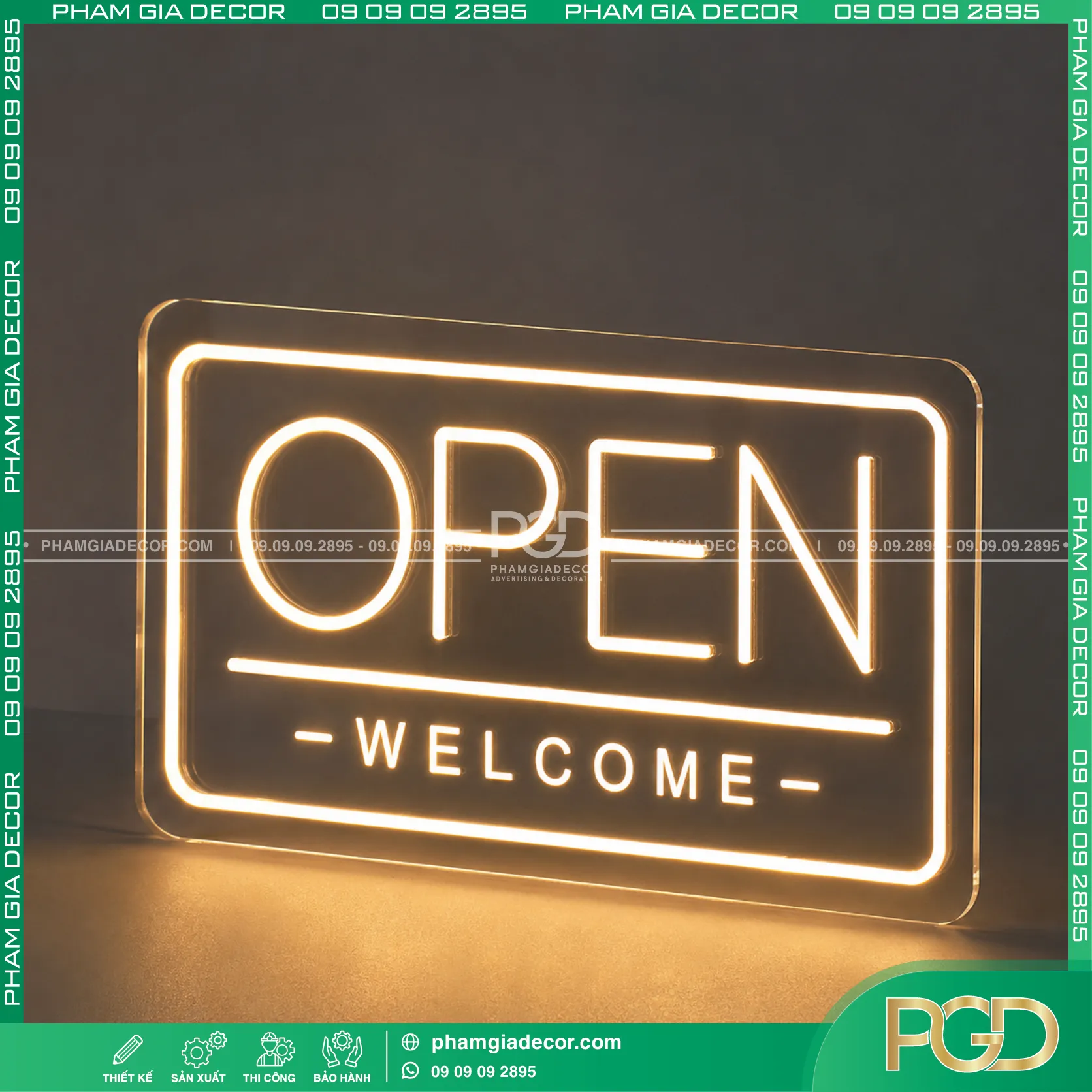 Bảng Hiệu Led Neon Sign 8 Bảng Hiệu Led Neon Sign - Ảnh 7
