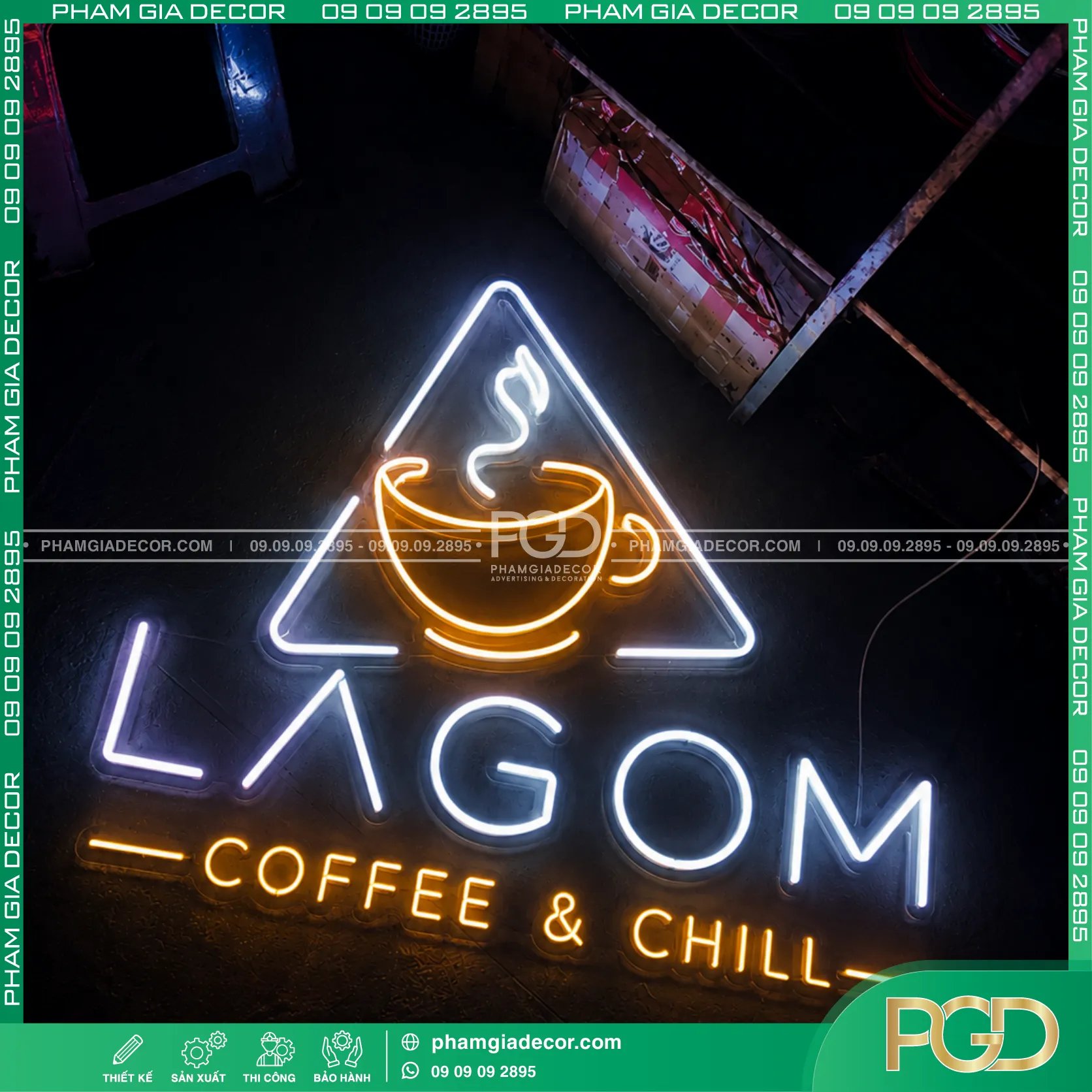 Bảng hiệu led neon logo 3 Bảng hiệu led neon logo - Ảnh 2