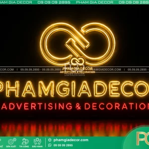 Bảng hiệu led neon logo