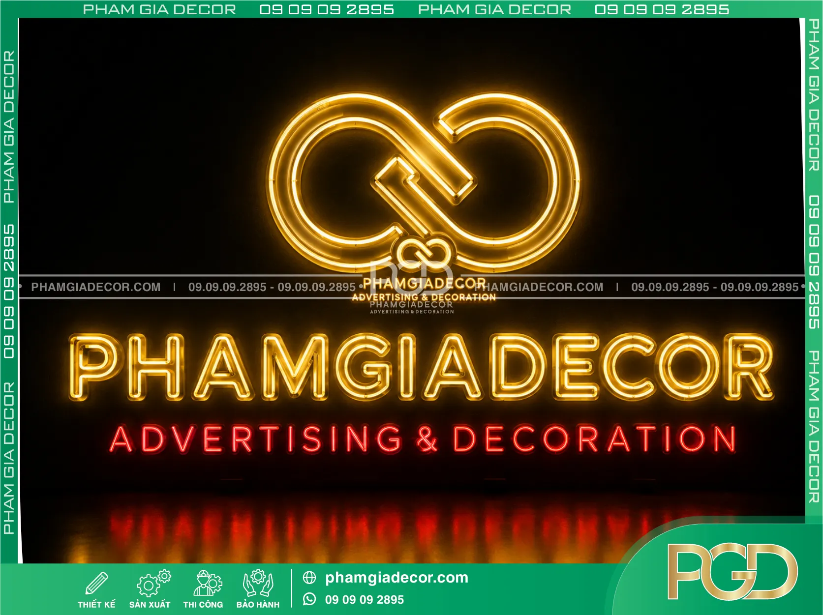Bảng hiệu led neon logo 2 Bảng hiệu led neon logo