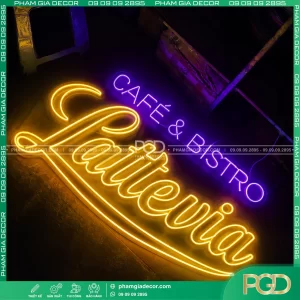 Bảng hiệu led neon logo 9 led neon sign logo 9