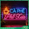 Bảng hiệu led neon sign coffee 1 led neon sign quan ca phe