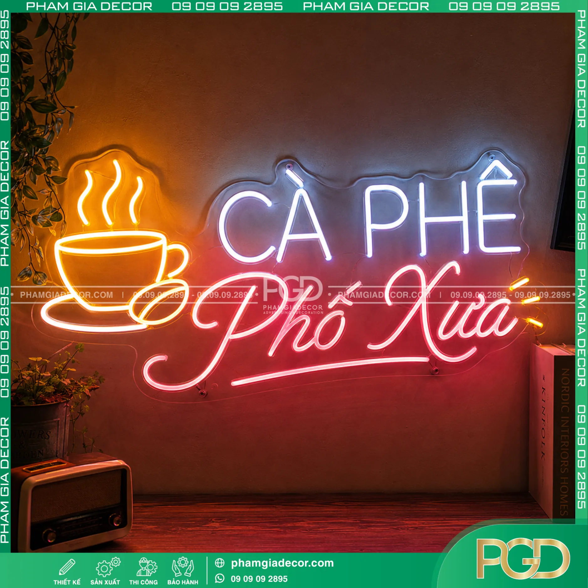 Bảng hiệu led neon sign coffee 5 Bảng hiệu led neon sign coffee - Ảnh 3