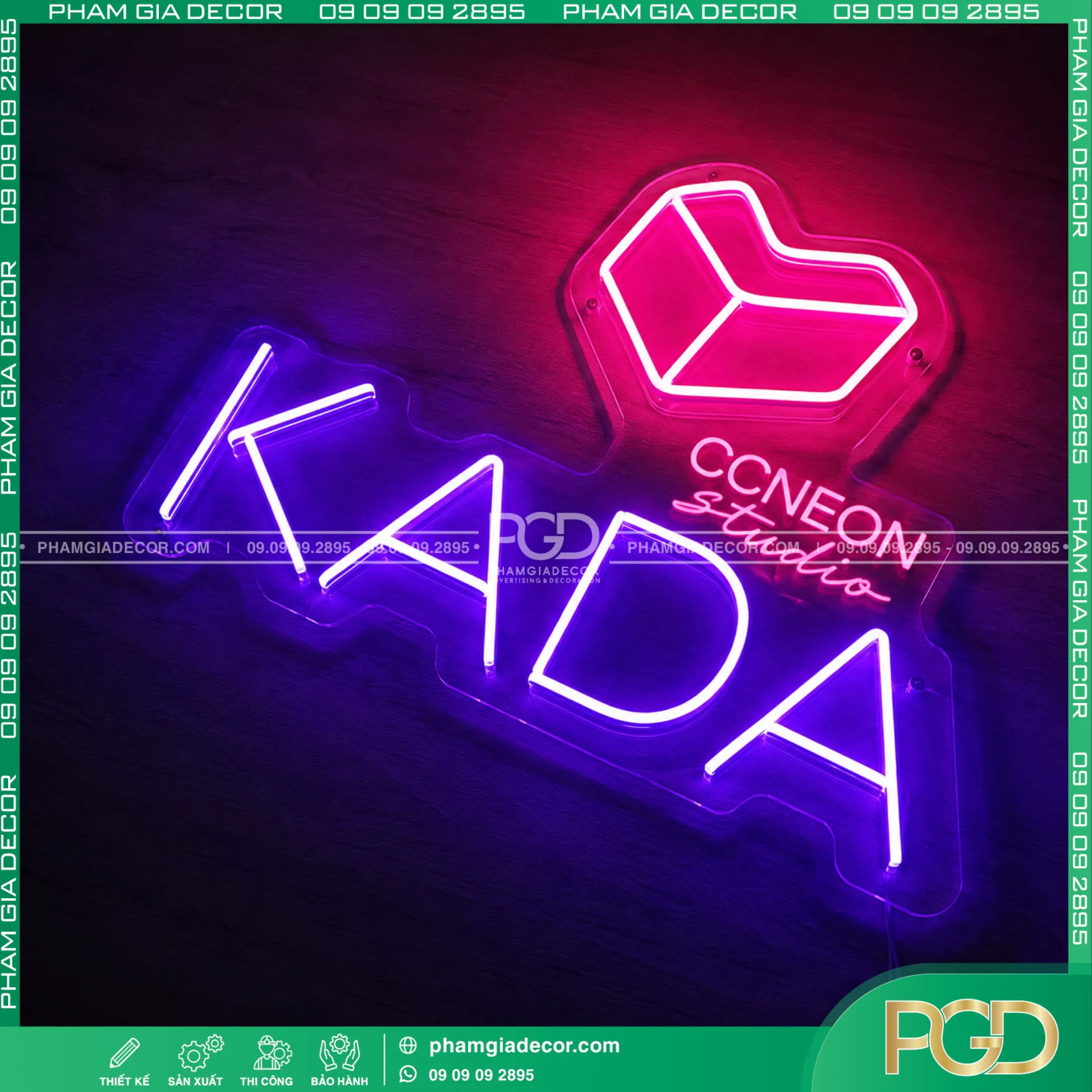 Bảng hiệu led neon logo 3 Bảng hiệu led neon logo - Ảnh 2