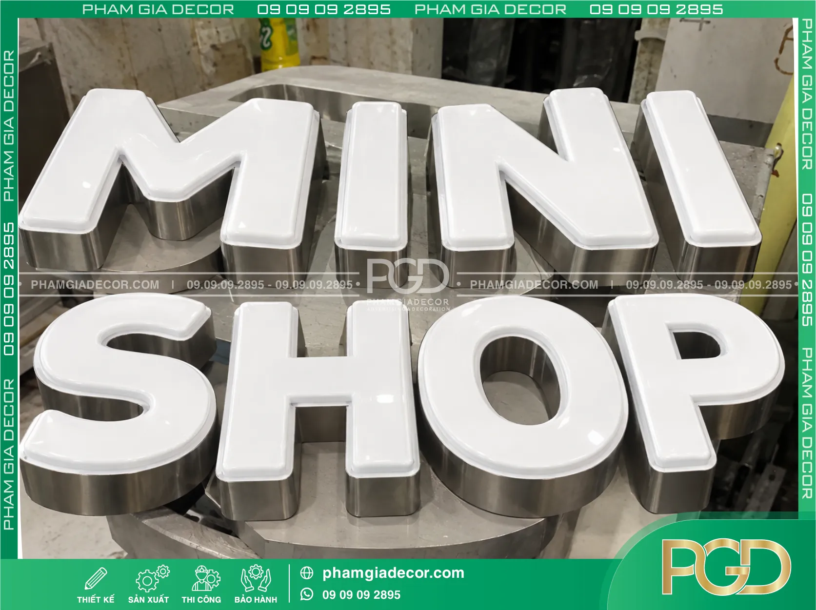 Làm bảng alu chữ nổi mica hút nổi 7 Làm bảng alu chữ nổi mica hút nổi - Ảnh 6