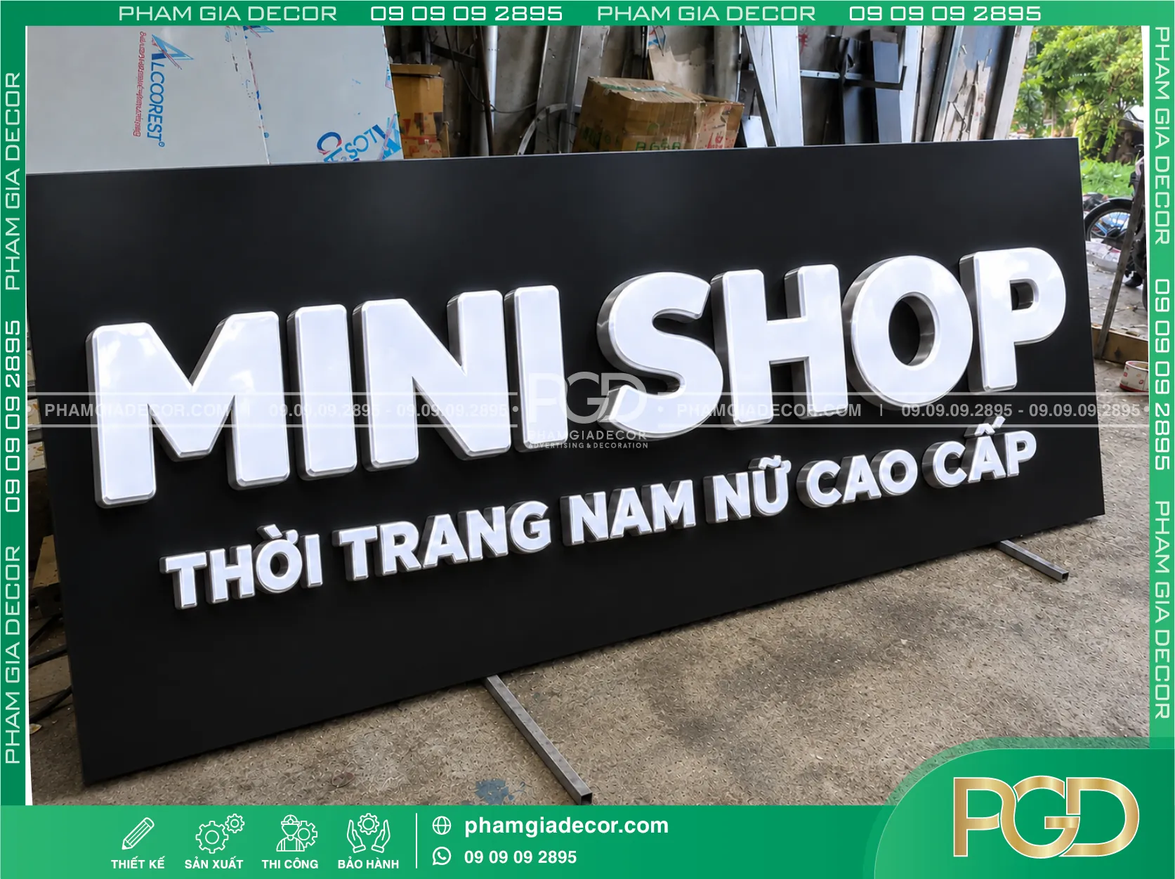 Làm bảng alu chữ nổi mica hút nổi 6 Làm bảng alu chữ nổi mica hút nổi - Ảnh 5