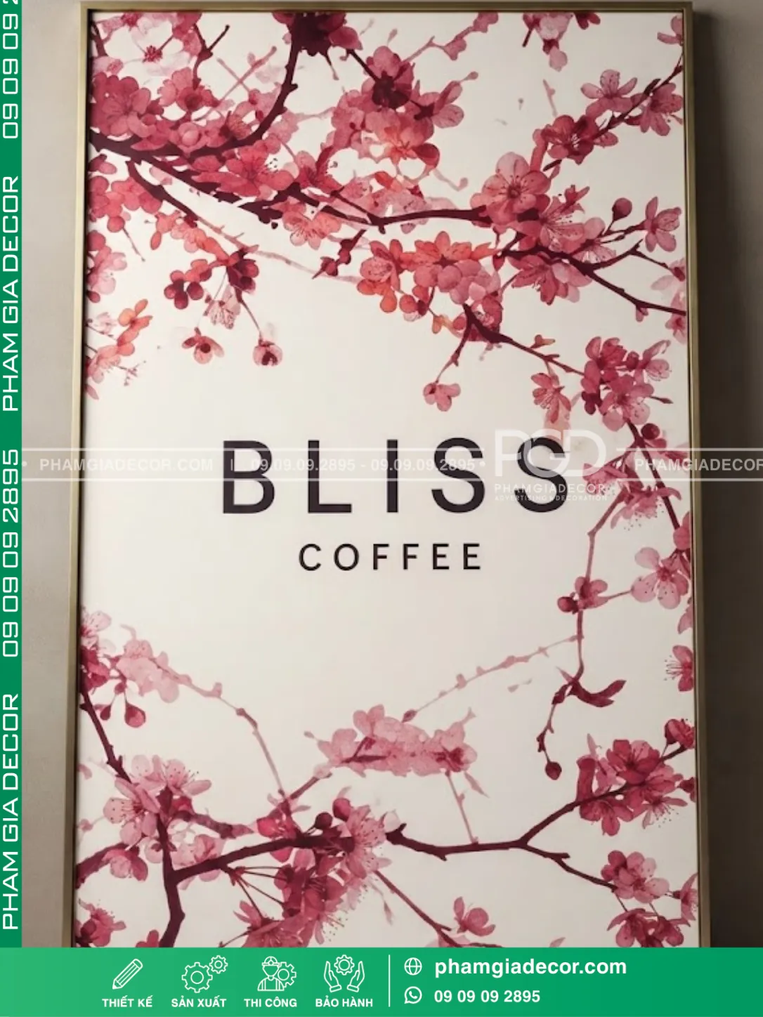 Dự án thi công trọn gói bảng hiệu quán cà phê Bliss coffee 16 Dự án thi công trọn gói bảng hiệu quán cà phê Bliss coffee