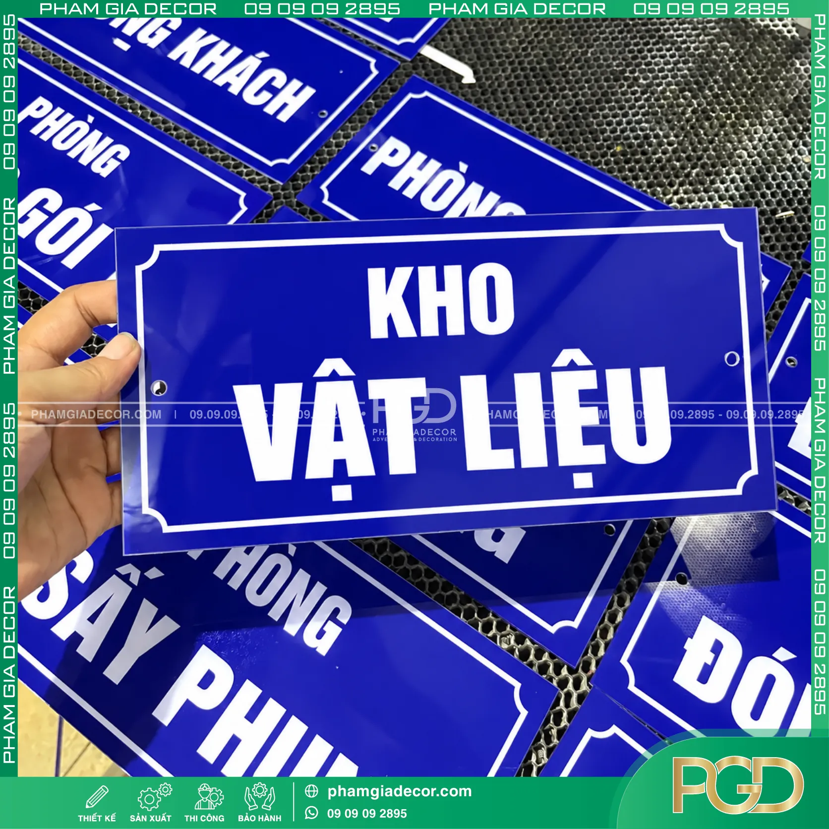 Bảng phòng ban mica