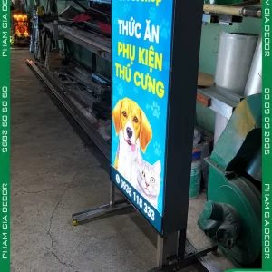 Hộp đèn bạt Hiflex bóng tuýp Led 9 Hop den bat Hiflex bong tuyp Led 2