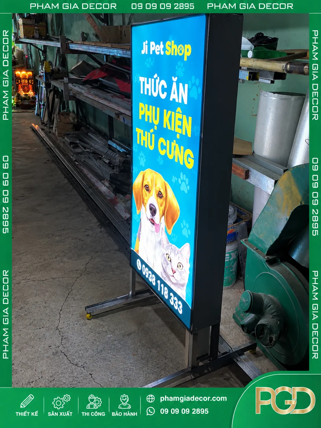 Hộp đèn bạt Hiflex bóng tuýp Led 14 Hộp đèn bạt Hiflex bóng tuýp Led