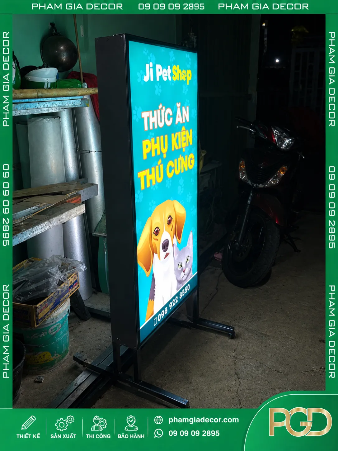 Hộp đèn bạt Hiflex bóng tuýp Led 18 Hộp đèn bạt Hiflex bóng tuýp Led