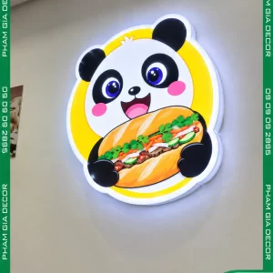 Hộp đèn mô hình gấu trúc 1 mặt 10 Hop den mo hinh gau truc 1 mat 4