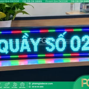 Làm bảng led chạy chữ 10 LED MA TRAN 2 1