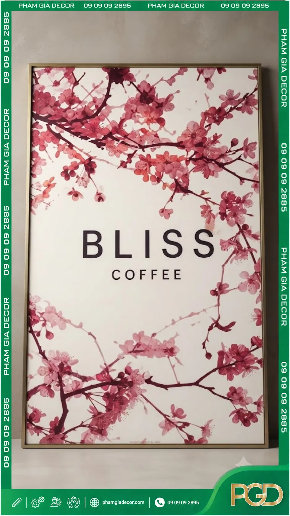 Dự án thi công trọn gói bảng hiệu quán cà phê Bliss coffee 17 Dự án thi công trọn gói bảng hiệu quán cà phê Bliss coffee
