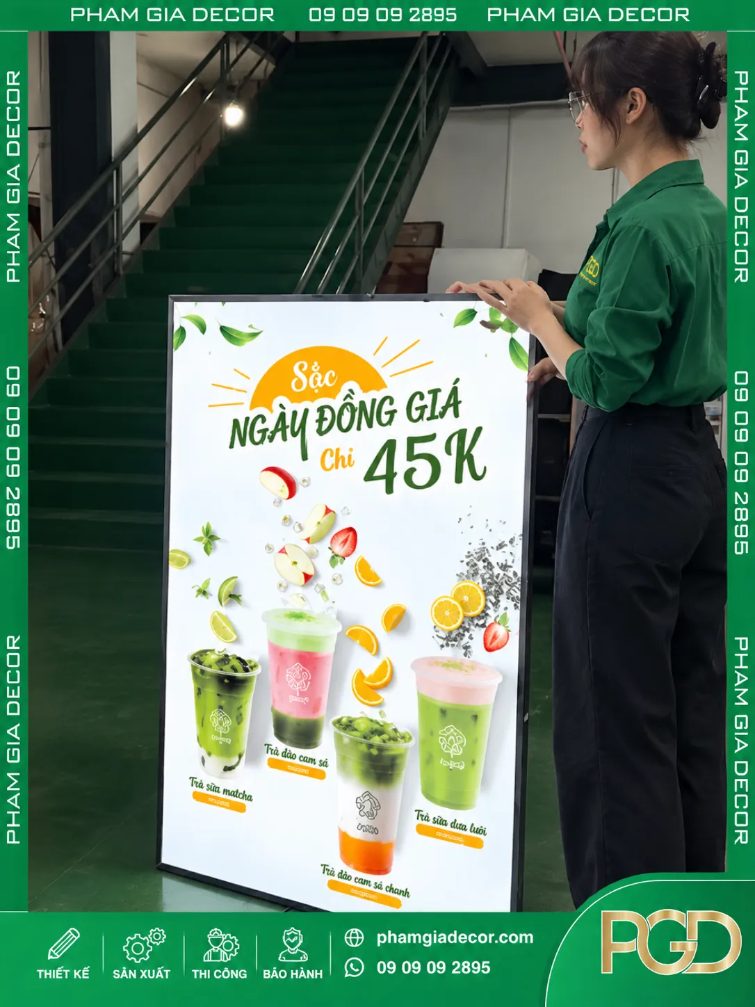 Làm hộp đèn siêu mỏng nắp bật